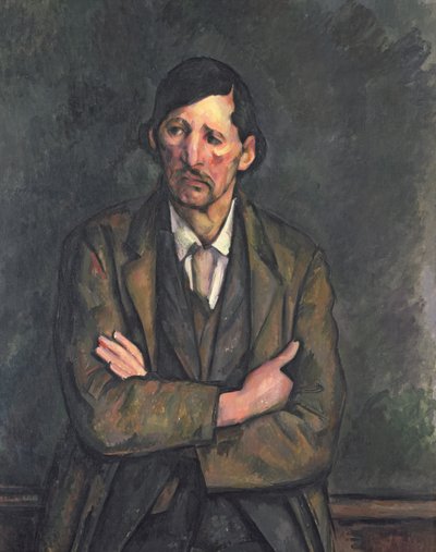 Mann mit verschränkten Armen, ca. 1899 von Paul Cézanne